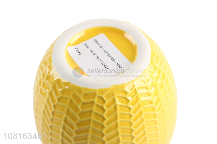 High quality glazed ceramic vases for home tabletop decoration