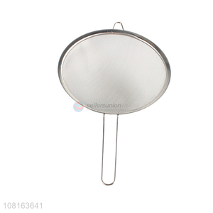 Most popular reusable stainless steel oil strainer for cooking