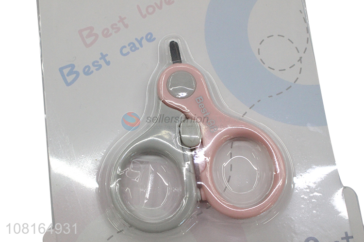 Factory direct sale baby safety nail scissors wholesale