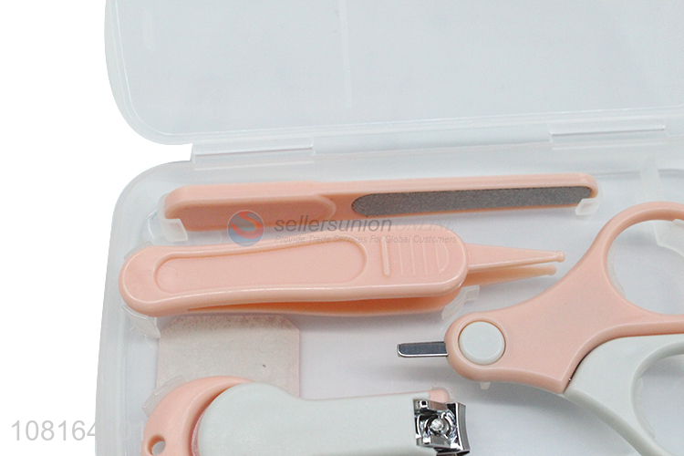 New products daily use baby manicure kit with plastic case