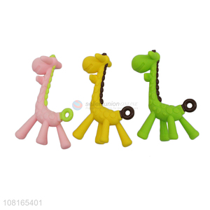 New arrival giraffe shape <em>baby</em> toys <em>baby</em> <em>teether</em> toys