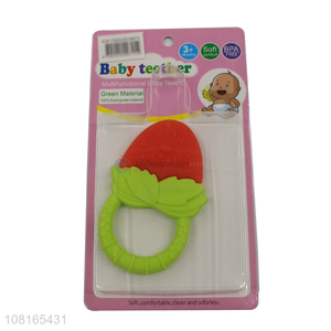 Top quality fruit shape silicone <em>baby</em> <em>teether</em> <em>baby</em> toys