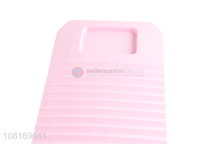 Good selling pink non-slip washboard for bathroom accessories