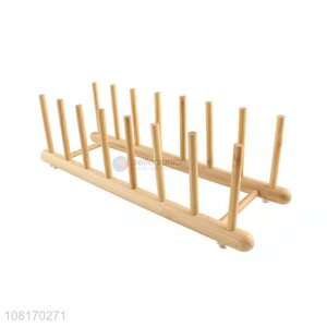 High quality creative kitchen bamboo dish rack for sale