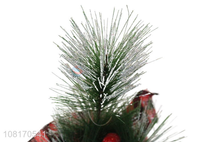 Good quality mini Christmas tree for windowsill tabletop decor