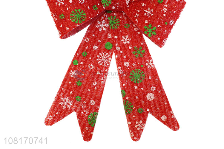 Low price Christmas tree bows Christmas holiday decorative bows
