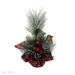 Good quality mini Christmas tree for windowsill tabletop decor