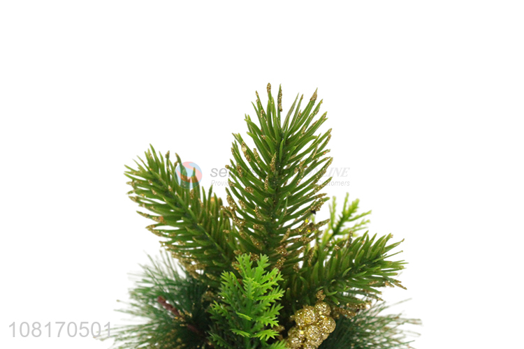 New design home holiday ornaments artificial mini Christmas tree