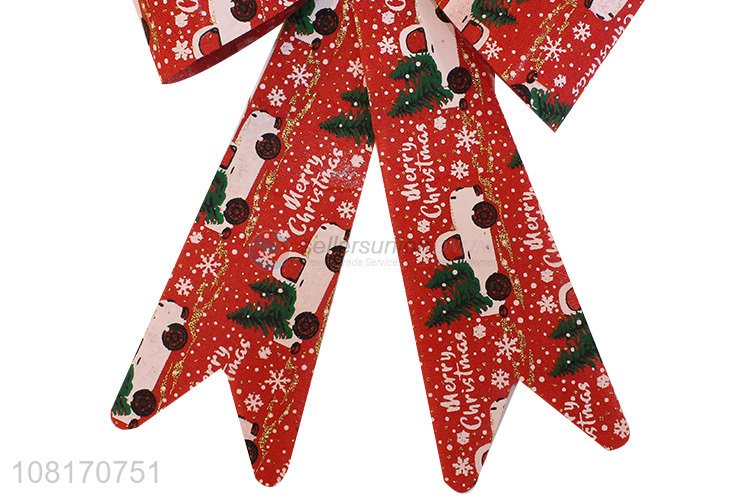 Good quality decorative Christmas tree topper bows wreath bows