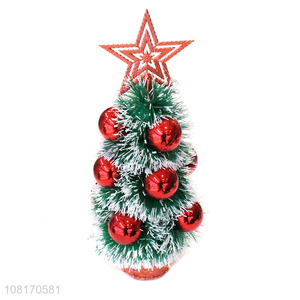 Hot selling mini Christmas tree festival desktop decoration