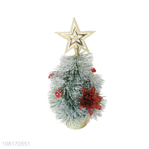 Promotional artificial mini Christmas tree Christmas ornaments