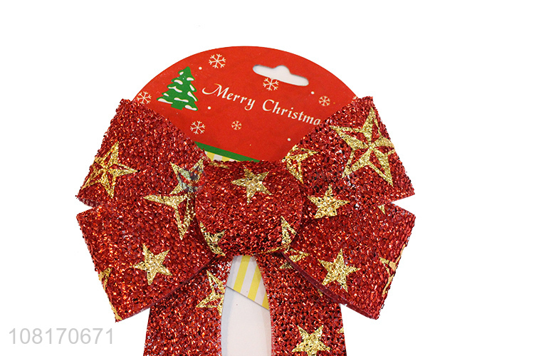 High quality large Christmas bows Christmas tree decorations