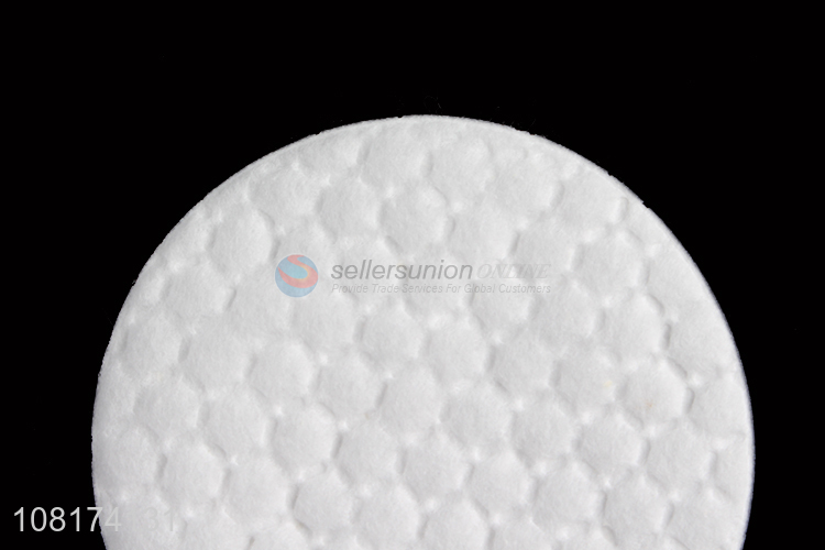High quality portable round makeup cotton pads for sale