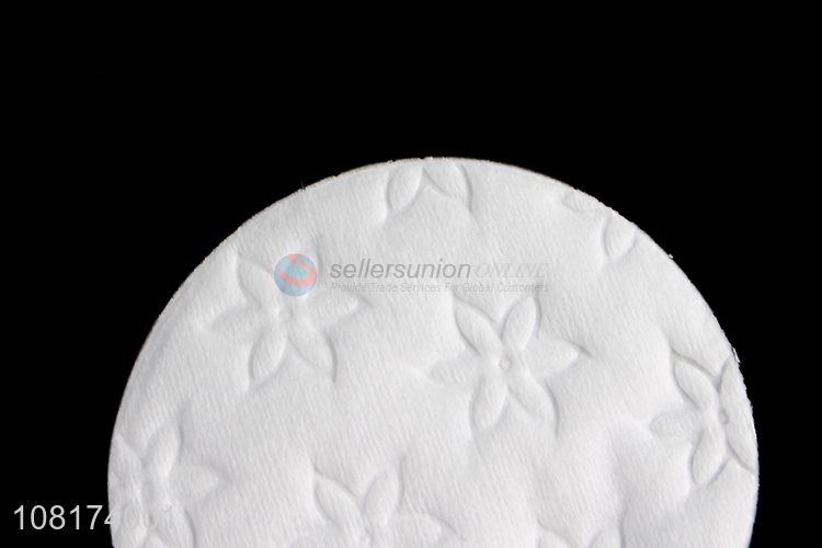 Yiwu market white simple makeup cotton pads for ladies