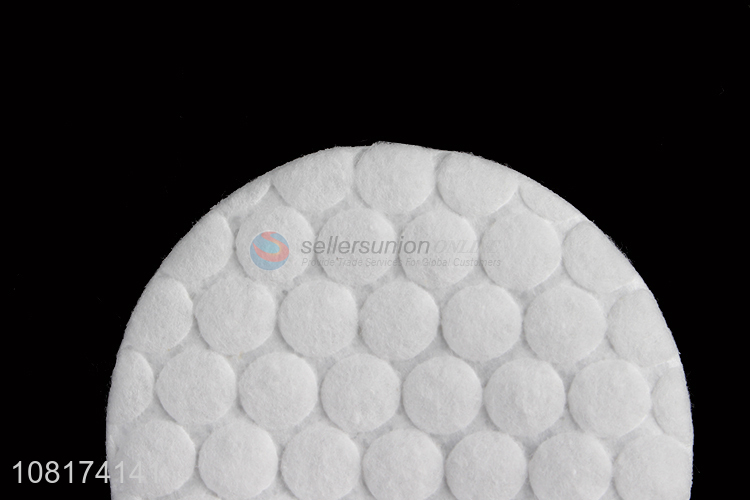 Hot selling simple cotton pads ladies makeup remover