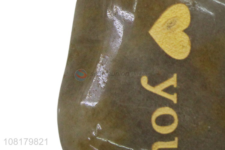 Yiwu market engraved polished stone with inspiring prayer words