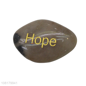 Wholesale novelty stone gifts engraved inspirational stones