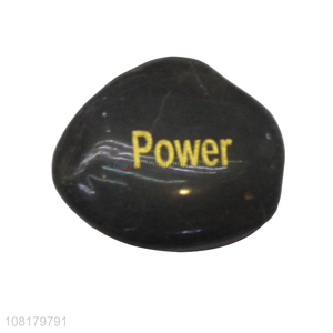 Factory supply novelty stone gifts engraved inspirational stones