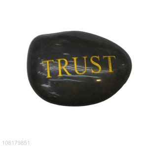 Hot selling engraved inspirational stones encouragement stones