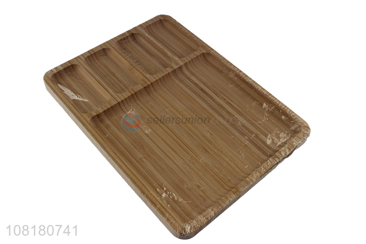 New products creative bamboo tray baking dinner plate