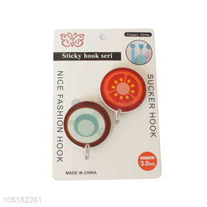 Yiwu market adhesive utility hooks sticky wall hooks for hanging