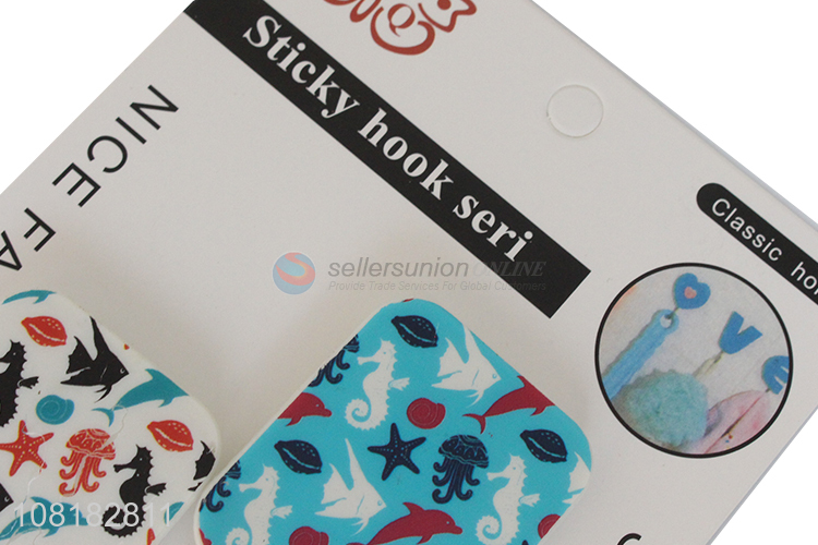 New arrival adhesive heavy duty sticky hooks plastic towel hooks