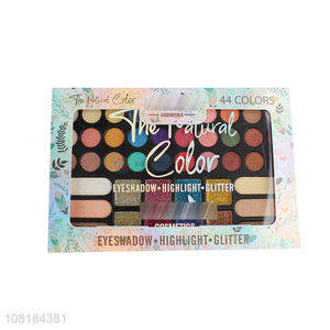 New Style 44 Colors Eyeshadow+Highlight+Glitter Palette
