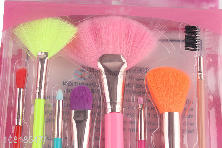High Quality 8 Pieces Cosmetic Brush Set For Women