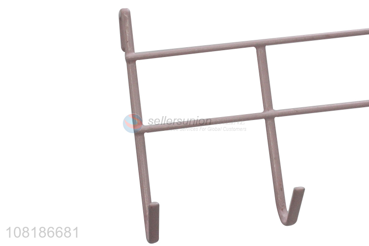 Popular products pink iron hook rack household shelves