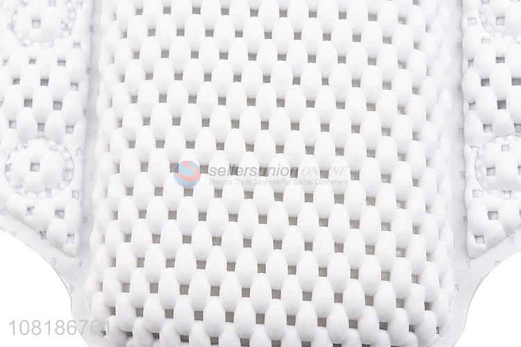 Good quality spa anti-slip soft pvc bath pillow with suction cup