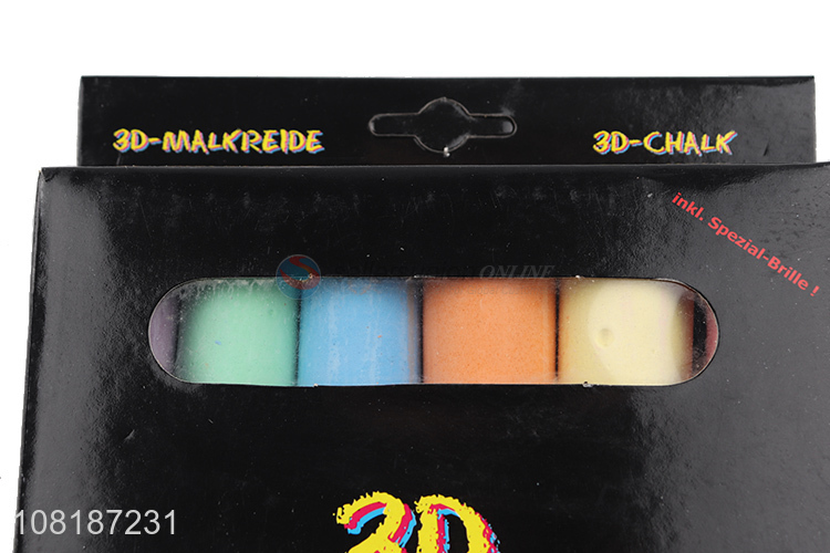 China factory multicolor school chalk sidewalk chalk for sale