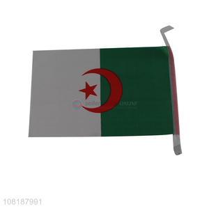 Good quality small Algeria stick flags mini handheld flags for world cup