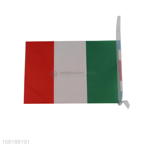 Yiwu market decorative hand-held Italy national country flag on stick