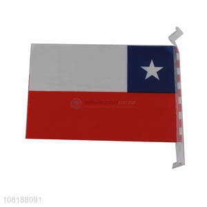 Factory supply mini stick flag Chile national flag for sports events