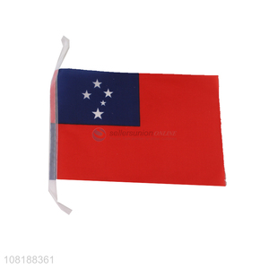 Factory supply festival celebrations handheld <em>flag</em> Samoa country <em>flag</em>