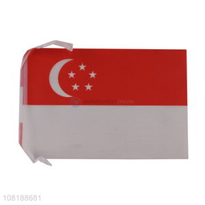 Wholesale international world handheld <em>flag</em> mini Singapore country <em>flag</em>