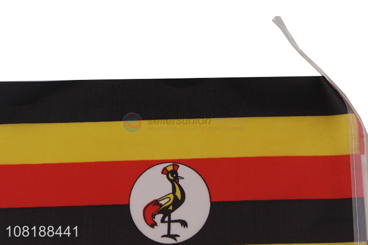 Good quality 100 countries mini flag Uganda hand-held national flags