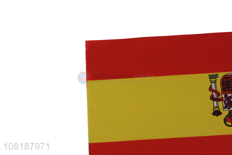 New arrival festival celebrations hand-held flag Spain country flag