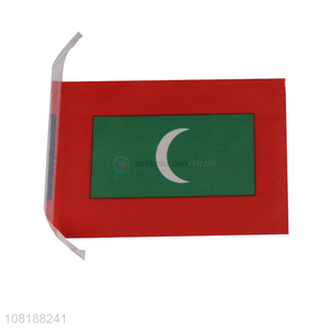 New arrival mini Maldives national country flag hand-held flag car flag