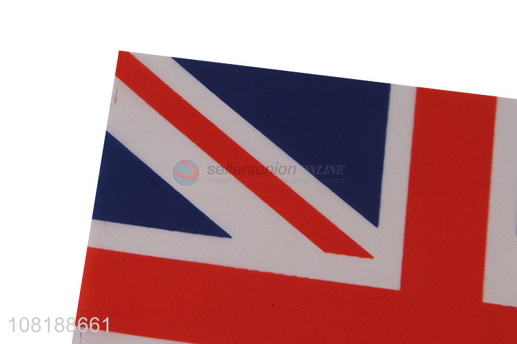 Hot selling hand-held UK national flag mini stick flag for parades