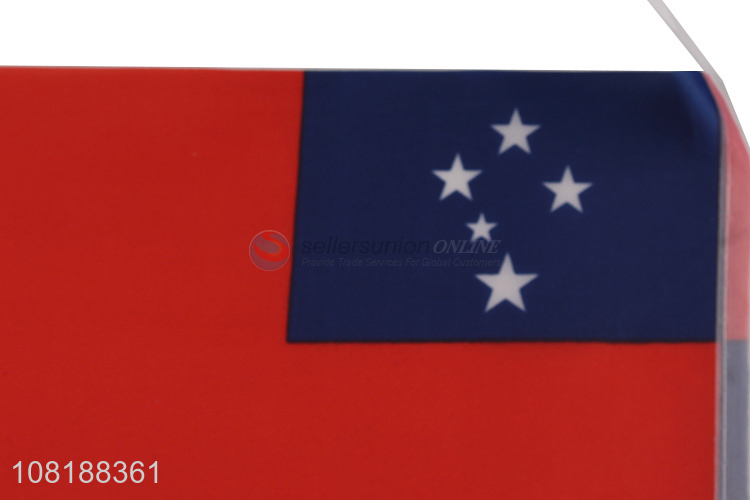 Factory supply festival celebrations handheld flag Samoa country flag