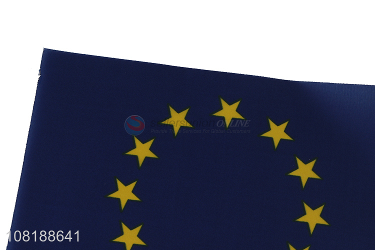 Yiwu market small European Union stick flags mini handheld flags