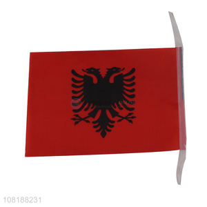 Wholesale festival celebrations handheld <em>flag</em> Albania country <em>flag</em>