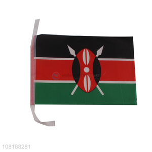 Yiwu market small country flag mini Kenya national flag for decoration