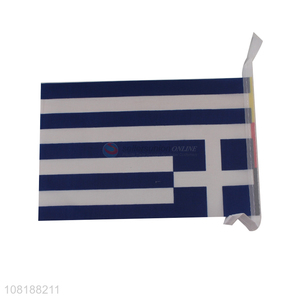 Hot selling world cup festival events mini Greece country flag banner