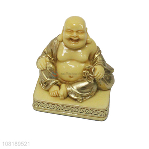 Yiwu direct sale creative resin maitreya buddha ornament