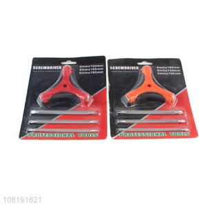 Good quality multipurpose triangular screwdriver set