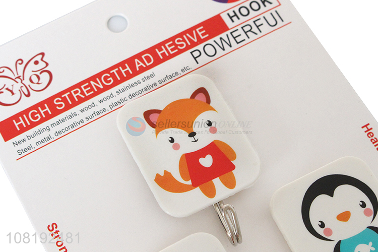 Hot Selling 3 Pieces Self Adhesive Hooks Custom Sticky Hooks