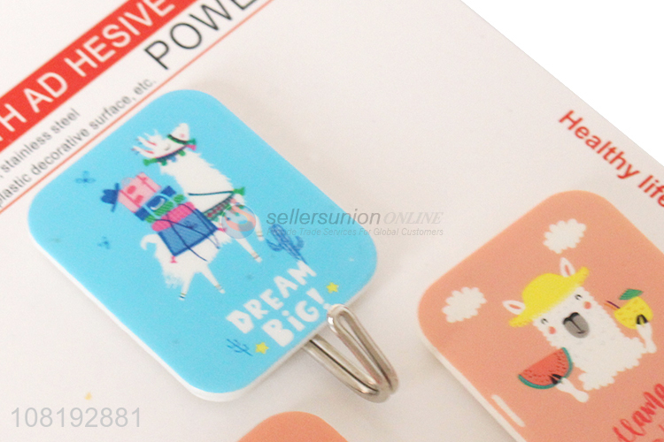 Best Sale Cartoon Printing Sticky Hooks Cheap Wall Hook