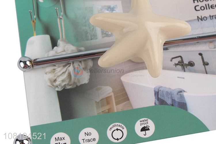 Good quality seamless strong suction cup shower towel bar wholesale